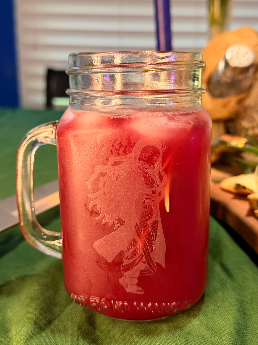Nezuko-Inspired Mason Jar Glass – Demon Slayer Drinkware