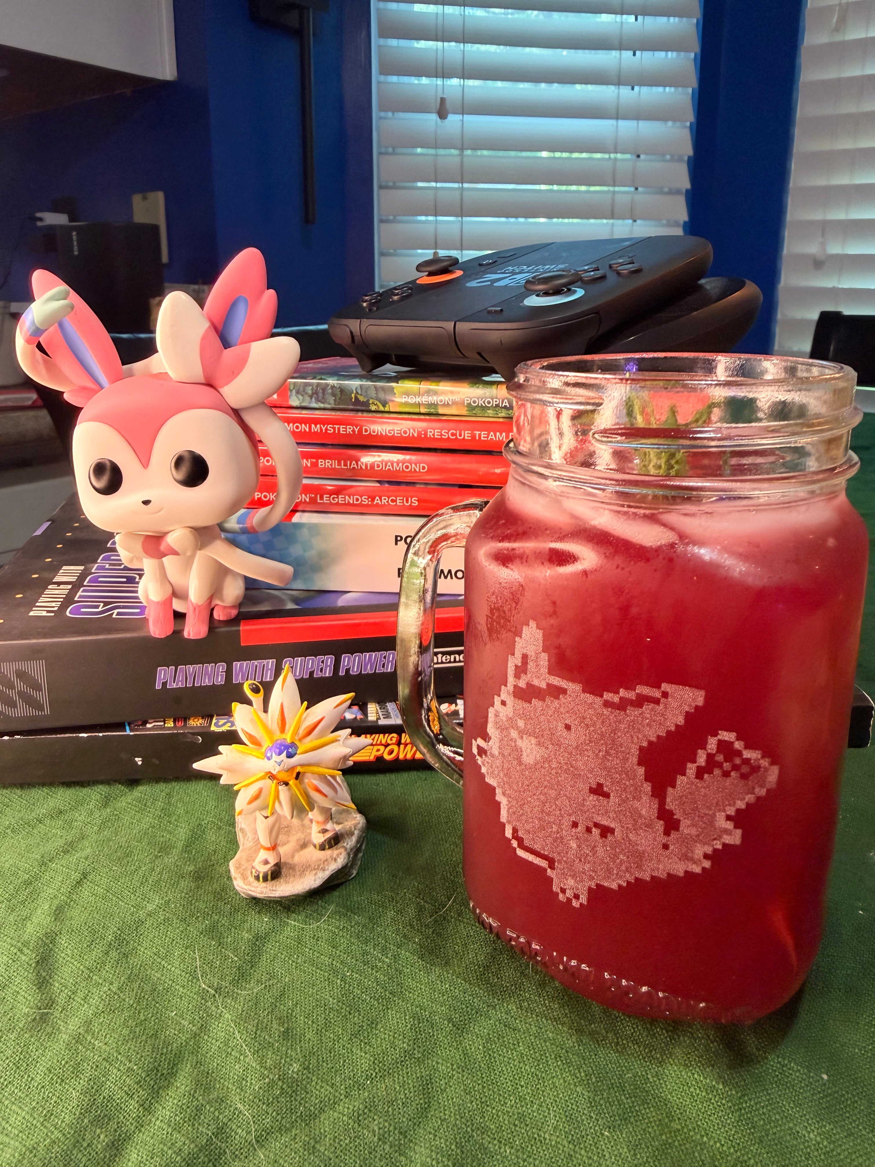Chonky Pikachu Mason Jar Glass – Cute & Charged