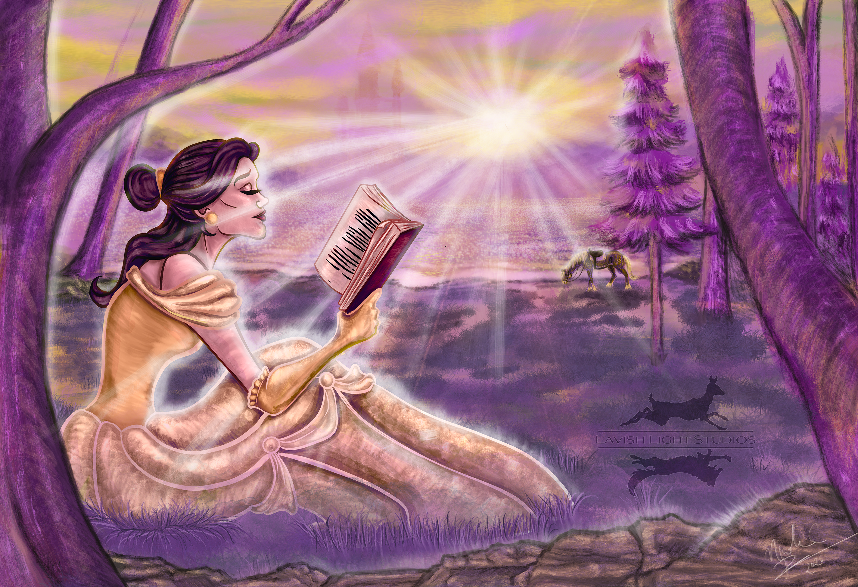 Belle by the Lake Print