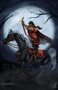 Gaston by Moonlight Print